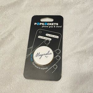 Magnolia Phone Grip & Stand - Black and White